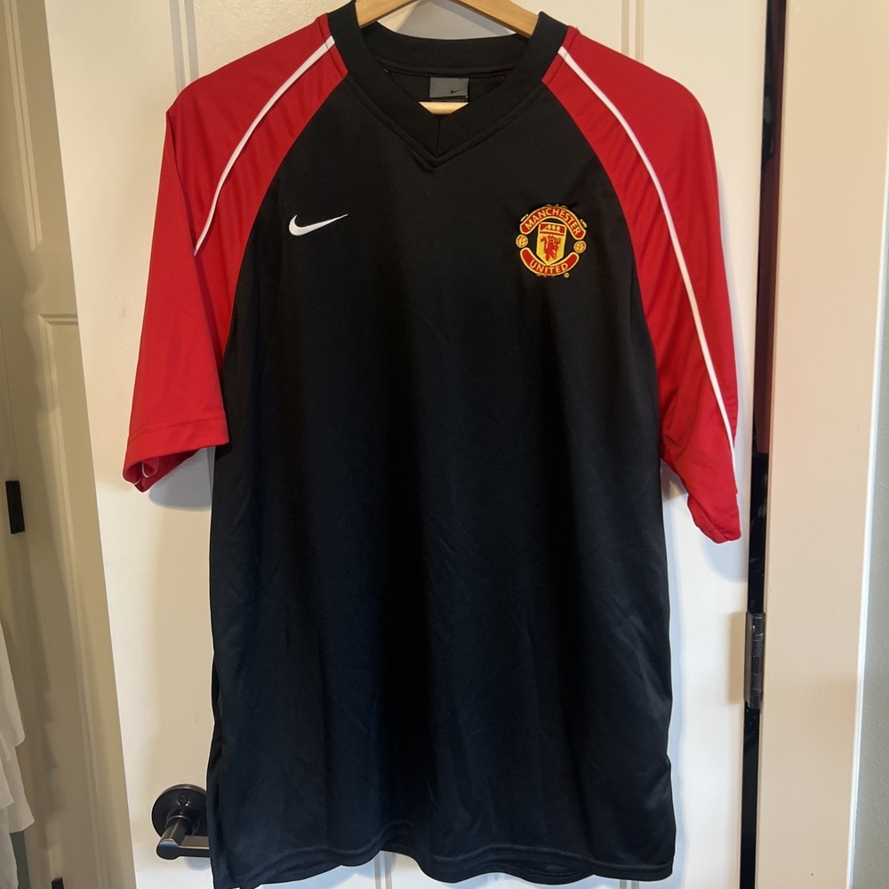 Manchester United Soccer Jersey Nike England Football‎ Shirt Training Trikot VTG